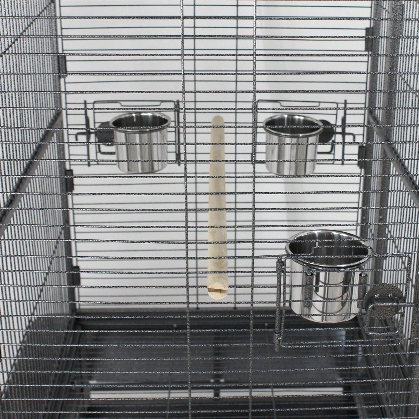 68-Inch Large Bird Cage with Mobile Stand and Metal Frame