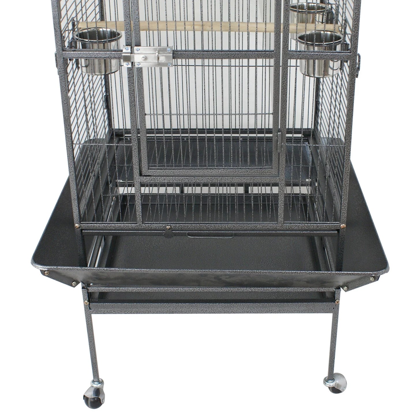 68-Inch Large Bird Cage with Mobile Stand and Metal Frame