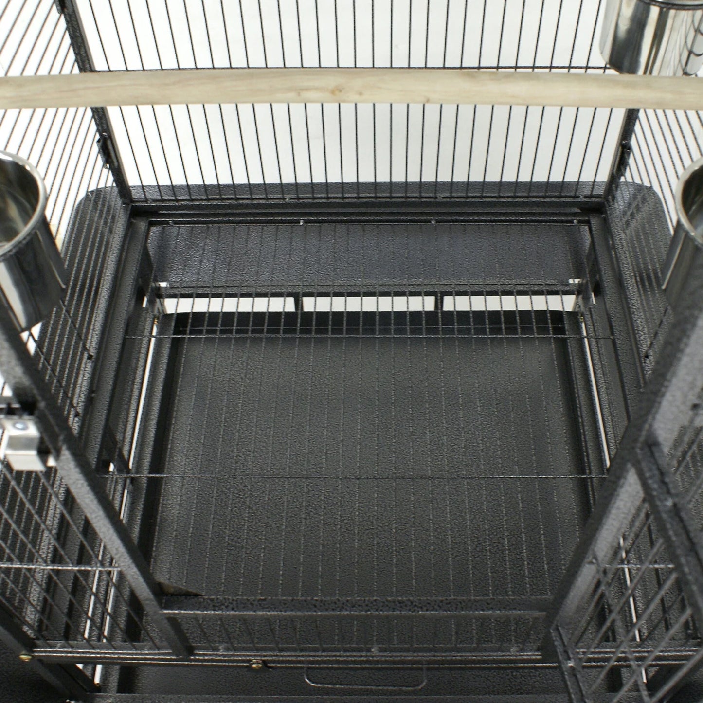68-Inch Large Bird Cage with Mobile Stand and Metal Frame