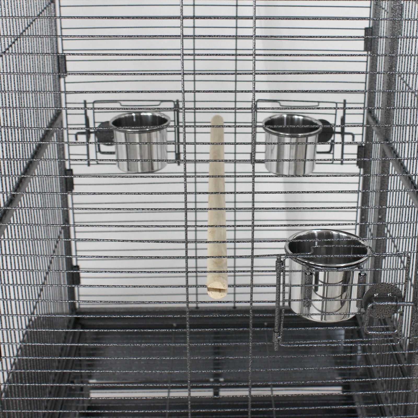 68-Inch Large Bird Cage with Mobile Stand and Metal Frame