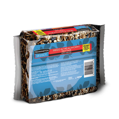 Seed Mealworm Treat Cake for Wild Birds, 1.4 lb (Pack of 2)